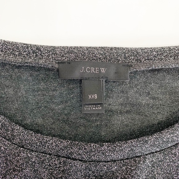 J. Crew Ruffle Sleeve Sparkle Top - Picture 4 of 8